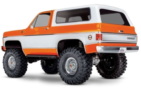 TRX82276-4-ORNG TRX-4 79 Chevy Blazer schwarz 1/10 Crawler RTR Brushed, Clipless